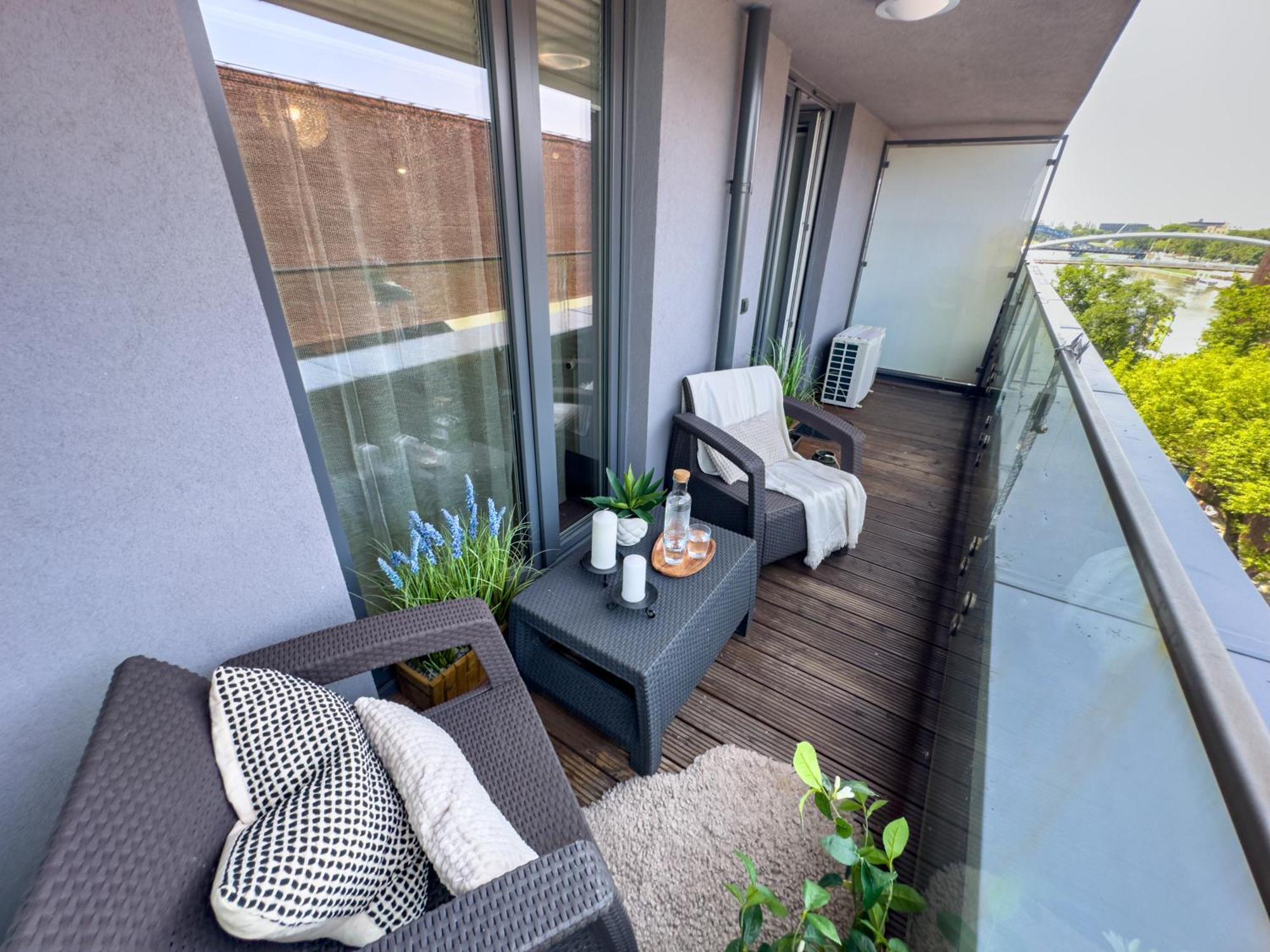 Nadwislanska Przystan Apartament Z Widokiem Na Wisle Krakow Luaran gambar