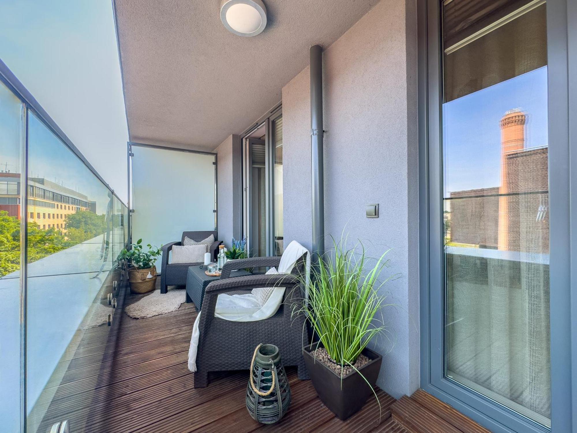 Nadwislanska Przystan Apartament Z Widokiem Na Wisle Krakow Luaran gambar