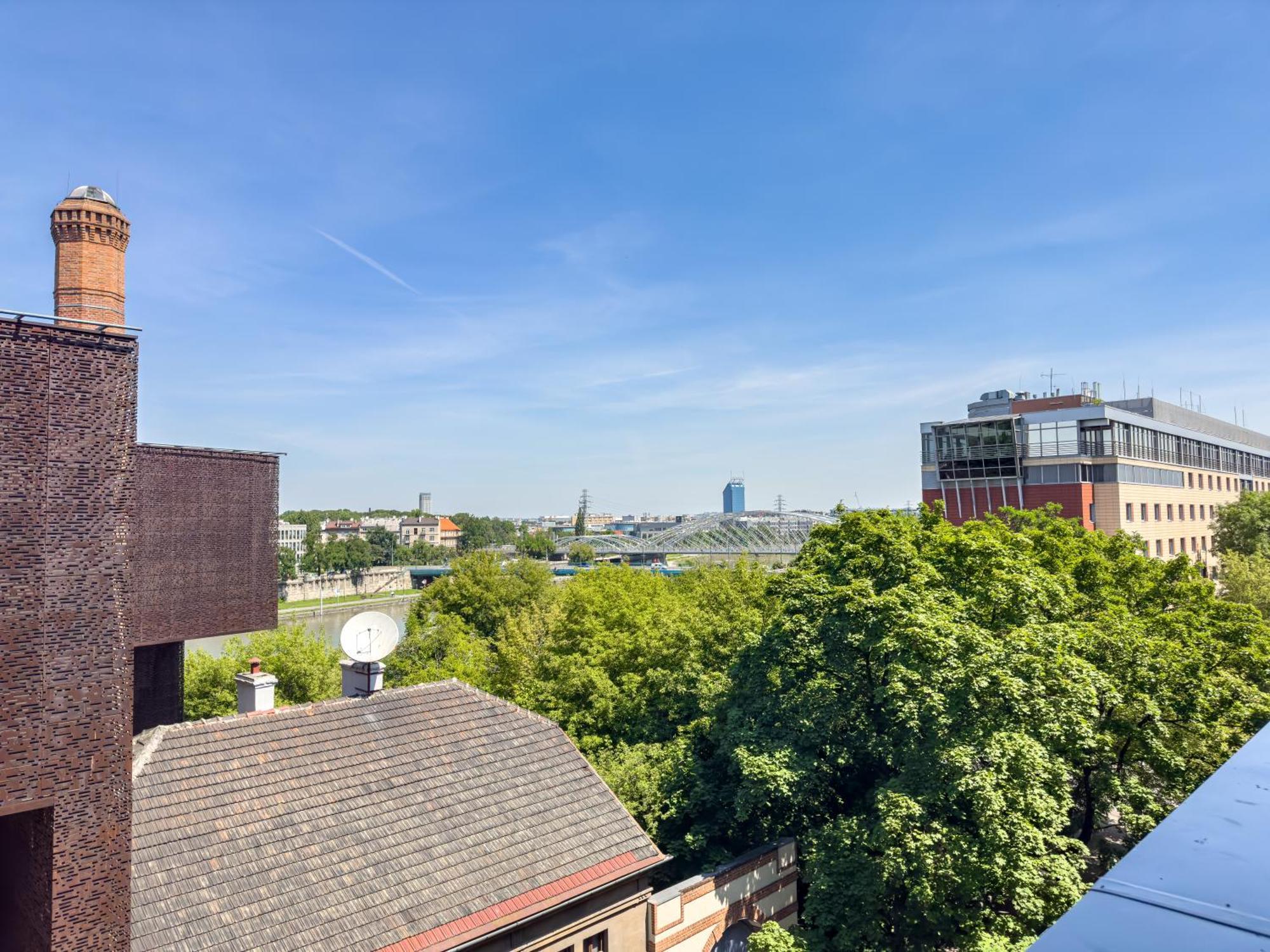 Nadwislanska Przystan Apartament Z Widokiem Na Wisle Krakow Luaran gambar